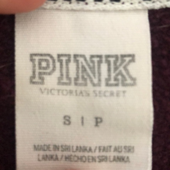 Pink quarter zip sweatshirt - Picture 2 of 2